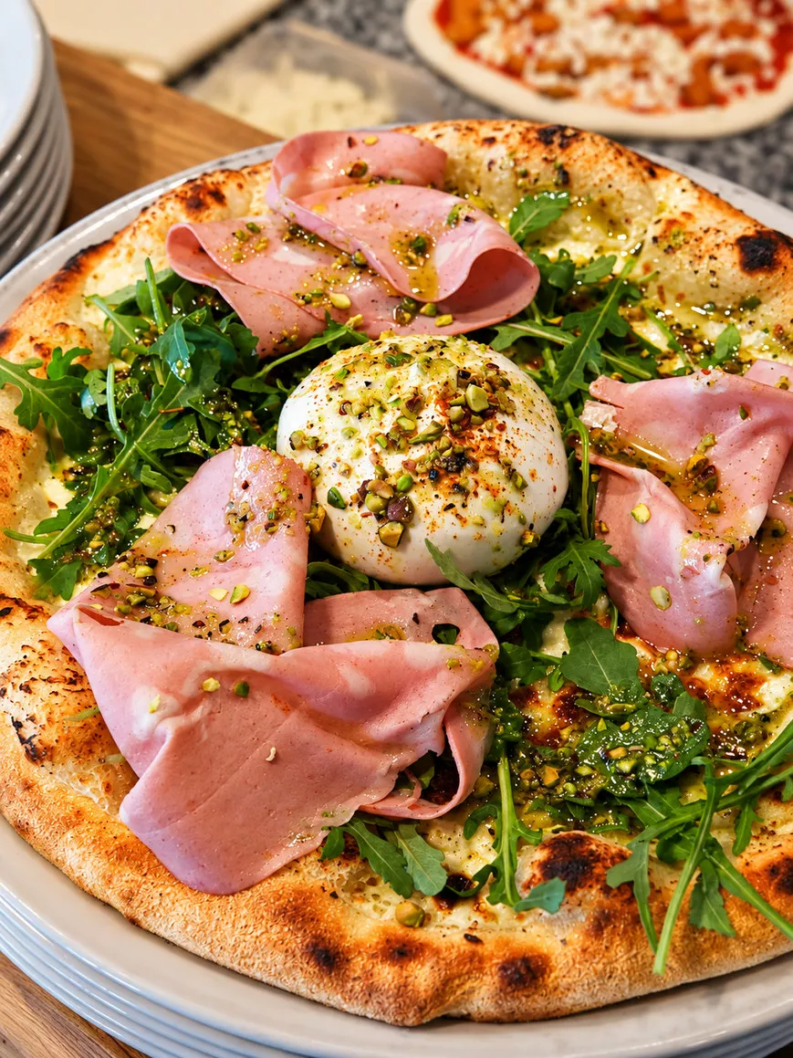 Resto pizza mortadelle