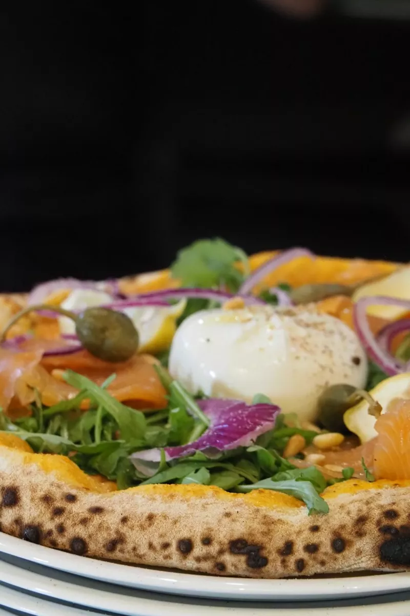 Pizza saumon